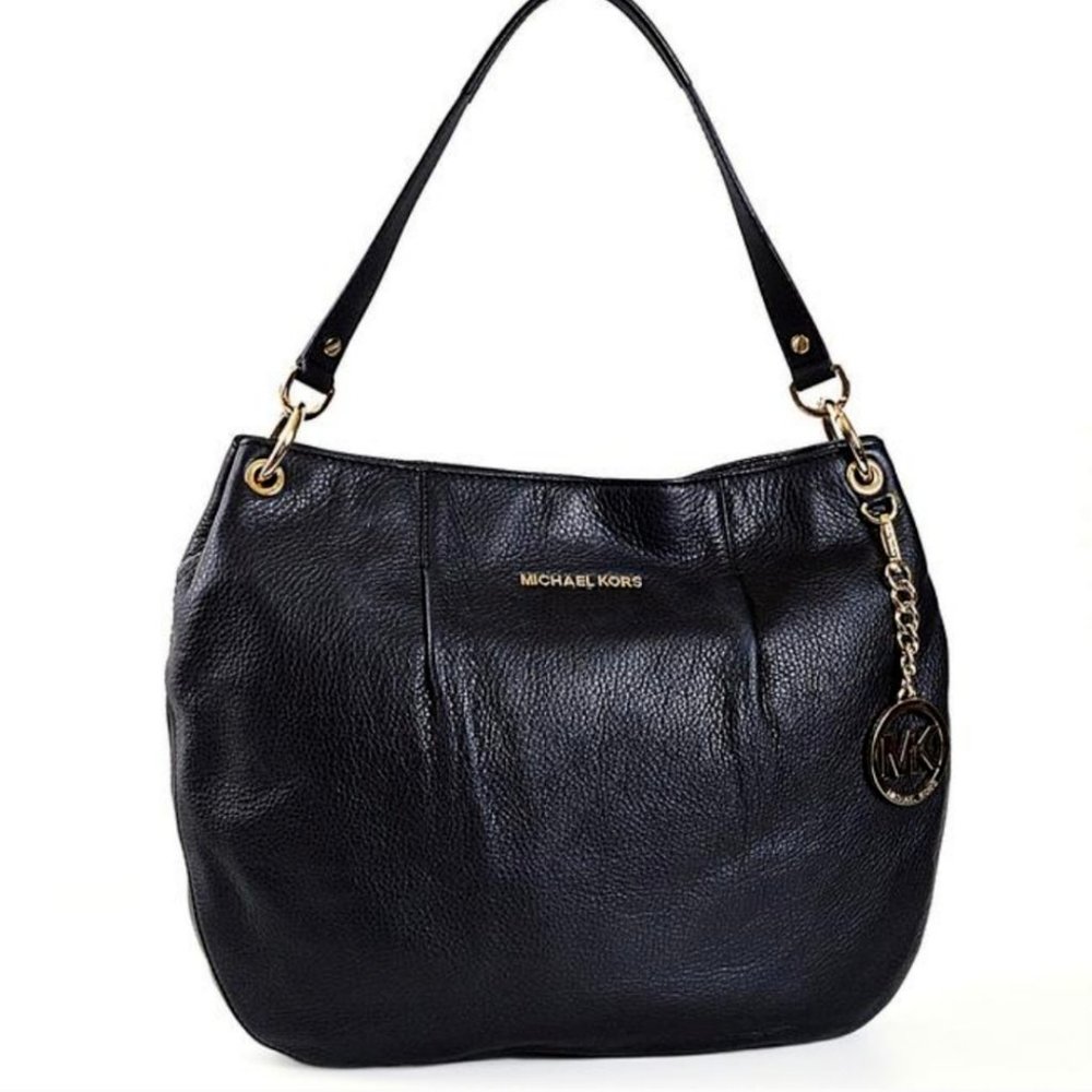 MICHAEL KORS Bedford Pebbled Leather Large Convertible Shoulder Bag Satchel Tote